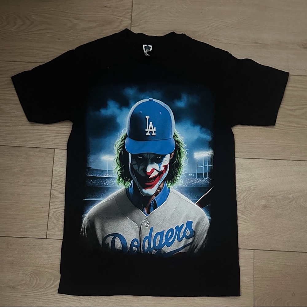 Kids Black Joker Graphic T-Shirt